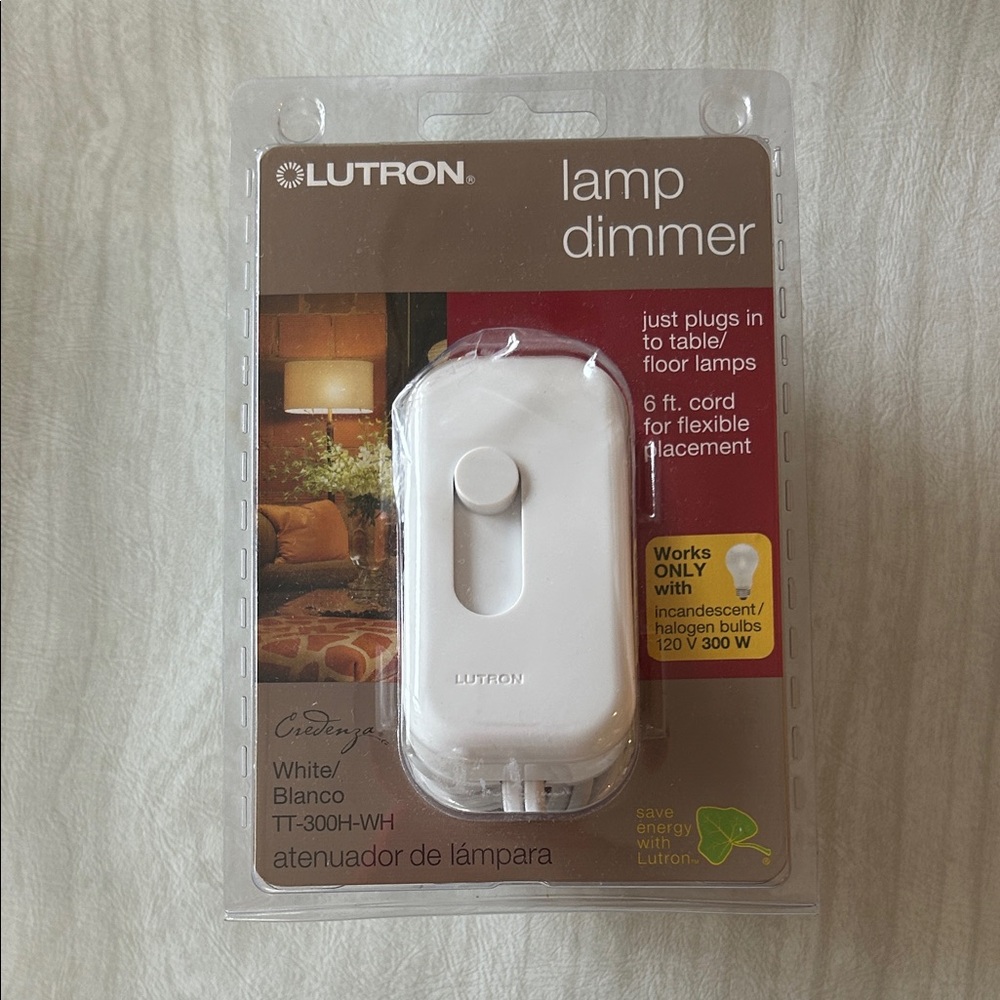 Lutron White Lamp Dimmer